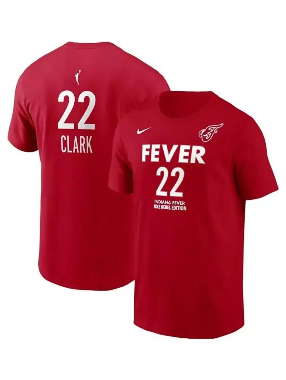 NWT New Nike Women’s Indiana Fever Caitlin Clark #22 Rebel Red T-Shirt - XL